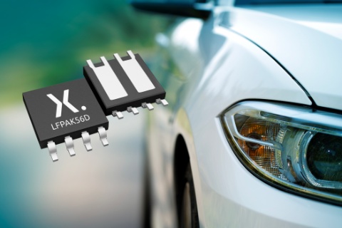 Nexperia推出行業(yè)領(lǐng)先的80 V汽車LFPAK56D雙功率MOSFET，能夠大幅節(jié)省空間