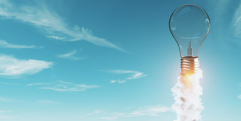 lightbulb rocket